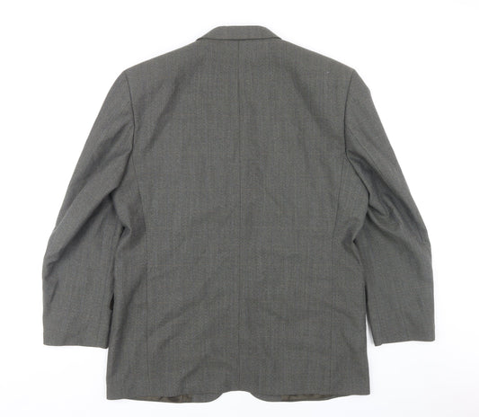 Mens UK Size 44 Pierre Cardin Regular Grey Suit Jacket