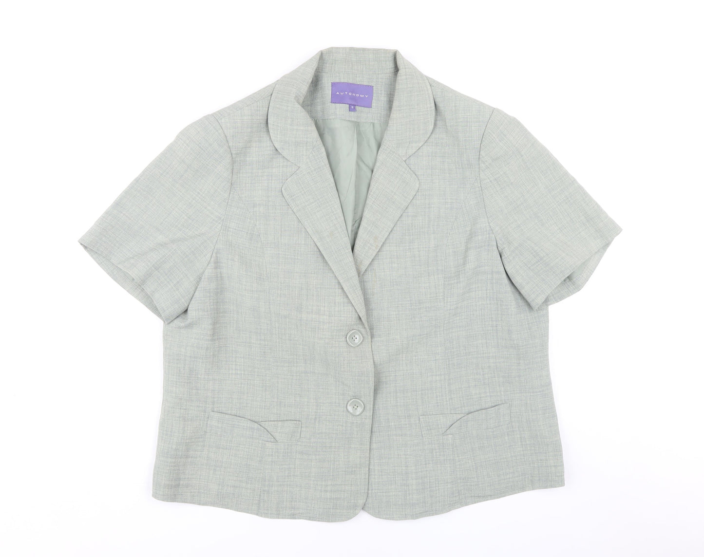 Autonomy Women's Grey Blazer Size 18 - Perfect for Business