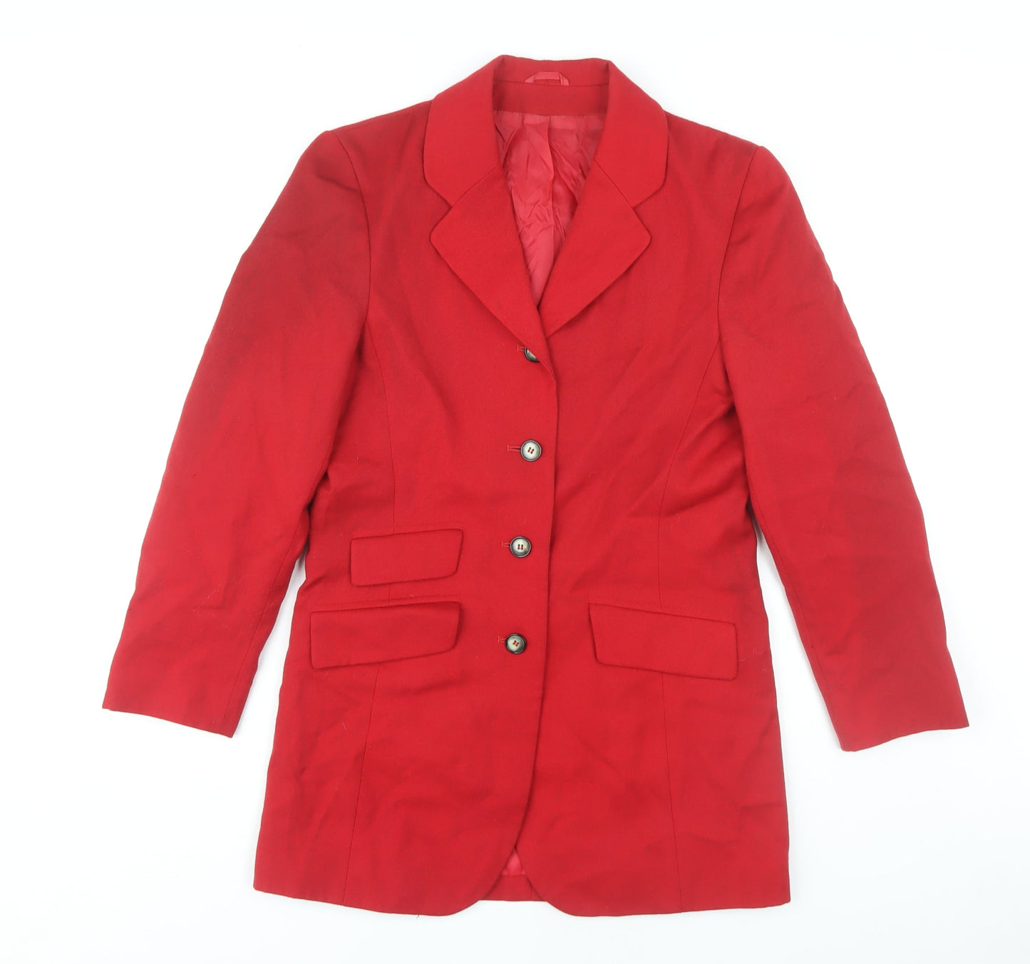 Womens UK Size 10 Definitions Red Basic Jacket