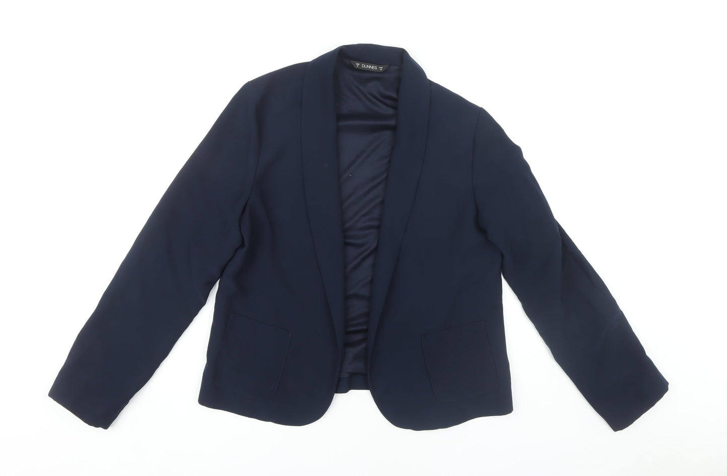 Womens UK Size 12 Dunnes Blue Basic Jacket