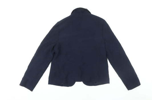 Dunnes Women's Blue Blazer Size 12 Casual Style