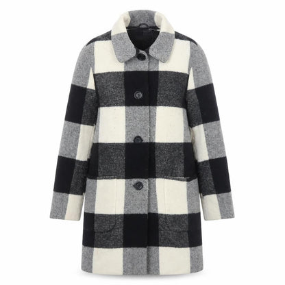 Womens UK Size S Uniqlo Multicoloured Overcoat