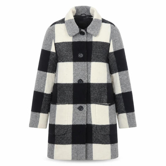 Womens UK Size S Uniqlo Multicoloured Overcoat
