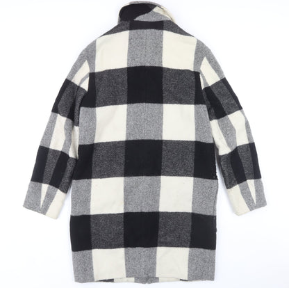 Womens UK Size S Uniqlo Multicoloured Overcoat