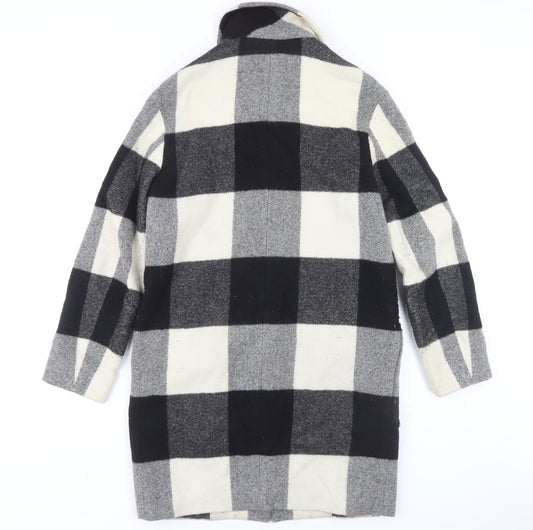 Womens UK Size S Uniqlo Multicoloured Overcoat