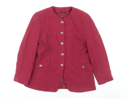 Womens UK Size 14 Marks and Spencer Red Classic
