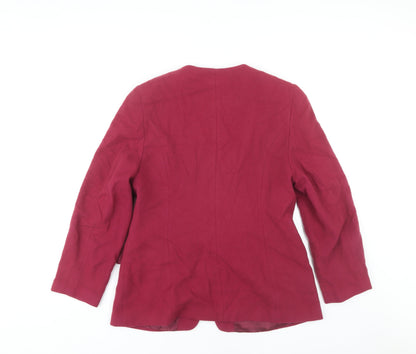 Womens UK Size 14 Marks and Spencer Red Classic