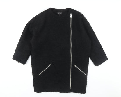 Womens UK Size 8 Topshop Black Basic Jacket