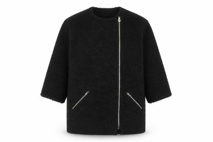Womens UK Size 8 Topshop Black Basic Jacket