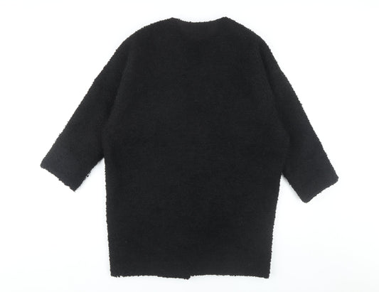 Womens UK Size 8 Topshop Black Basic Jacket