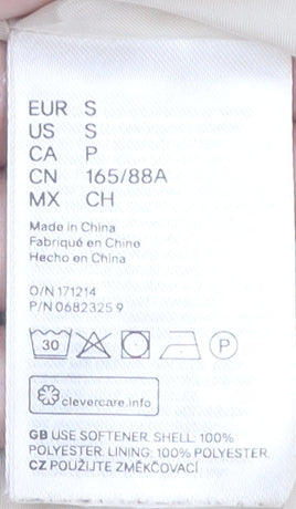 H&M Women's Beige Faux Fur Jacket - Size S