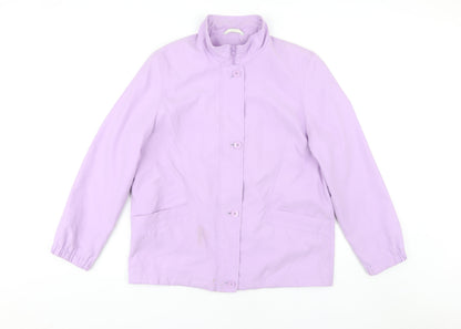 Womens UK Size 12 Marks and Spencer Purple Basic Jacket