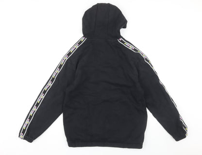 Ellesse Girls Black Hoodie 13-14 Years Logo Pullover