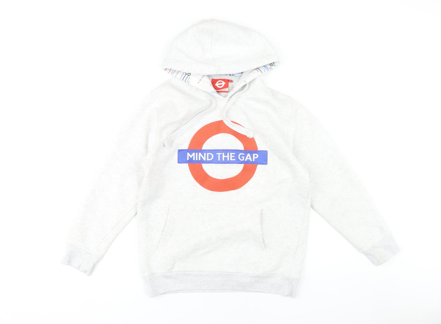 Transport for London Grey Pullover Hoodie M