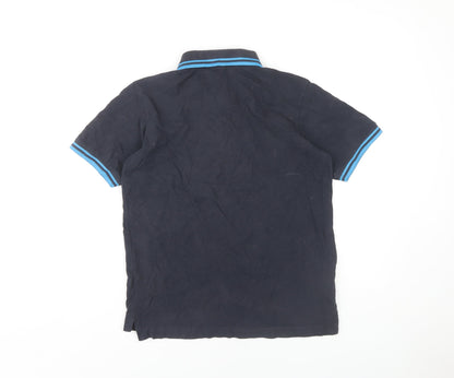 Kappa Boys Polo Shirt Black 11-12 Years Short Sleeve