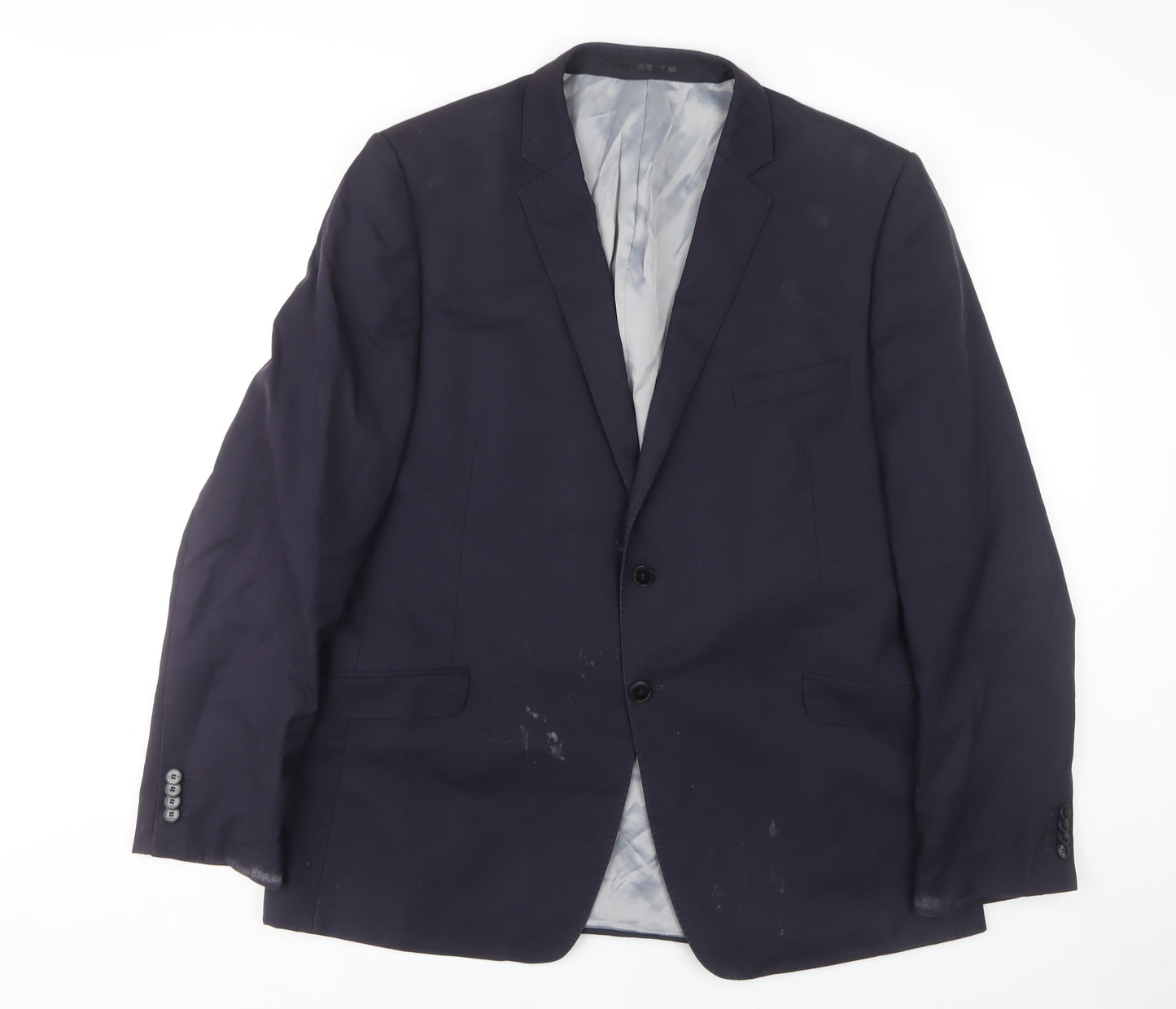 Mens UK Size 46 Performance Suit  Blue Suit Jacket