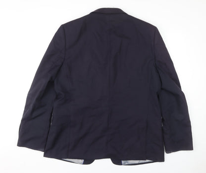 Mens UK Size 46 Performance Suit  Blue Suit Jacket