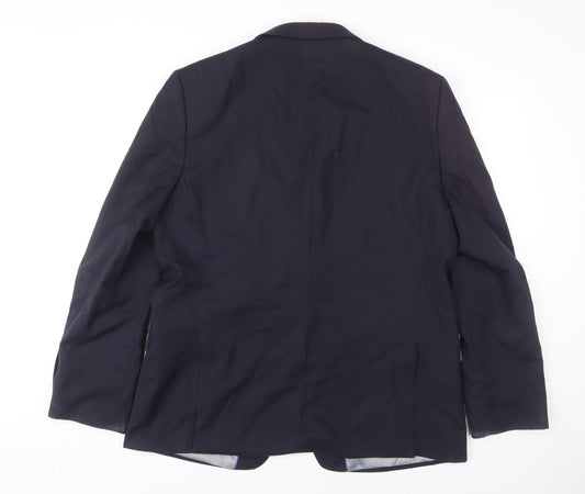Mens UK Size 46 Performance Suit  Blue Suit Jacket