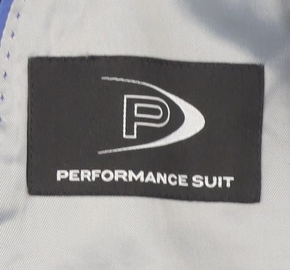 Mens UK Size 46 Performance Suit  Blue Suit Jacket