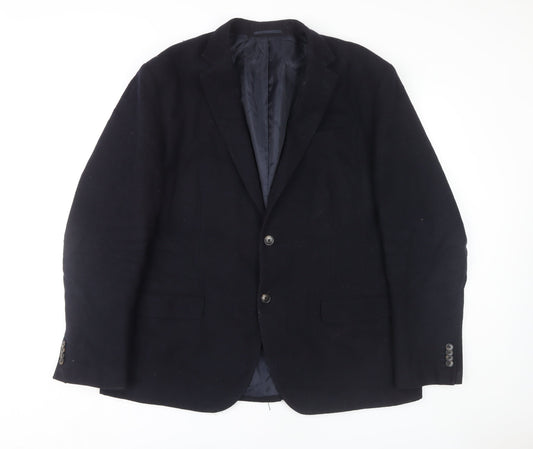 Mens UK Size 48 Jasper Conran Regular Black Suit Jacket