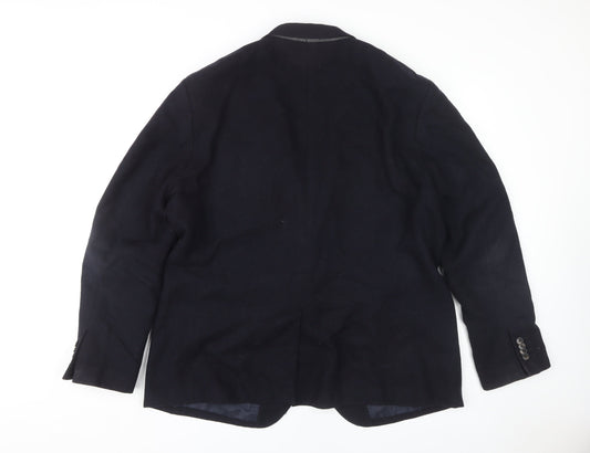 Mens UK Size 48 Jasper Conran Regular Black Suit Jacket