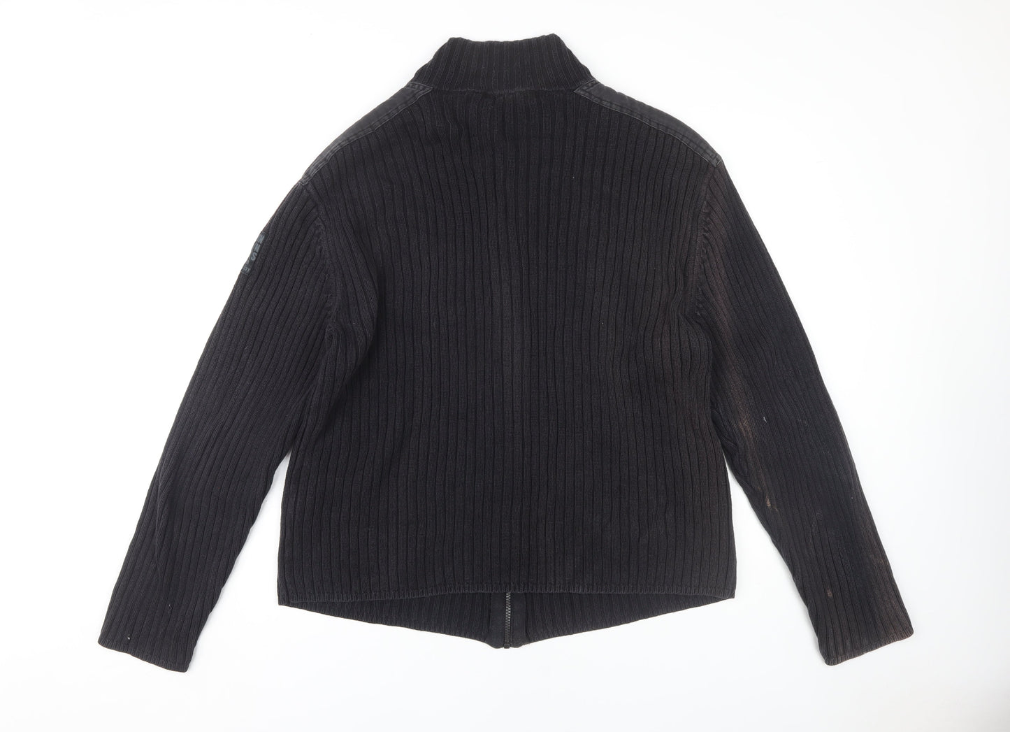 Calvin Klein Jeans Men's Black XL Full Zip Jumper