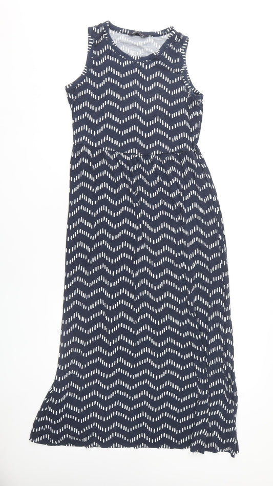 Marks and Spencer Women's Blue Maxi Dress Size 10