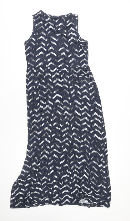 Marks and Spencer Women's Blue Maxi Dress Size 10
