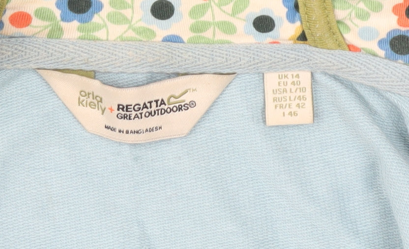 Regatta Women's Blue Lightweight Hoodie Size 14