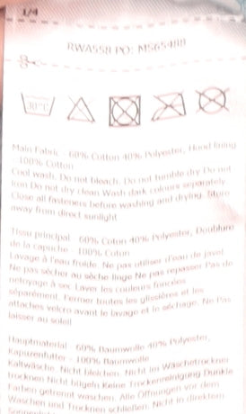 Regatta Women's Blue Lightweight Hoodie Size 14