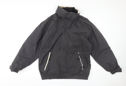 Mens UK Size L Rydale Black Anorak Coat