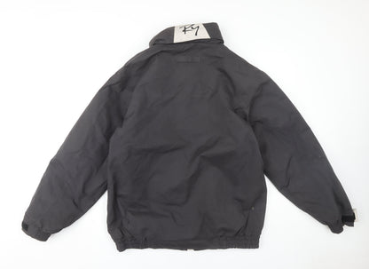 Mens UK Size L Rydale Black Anorak Coat