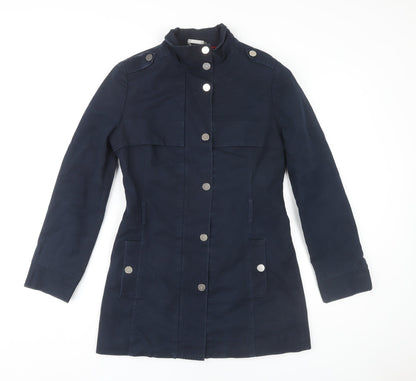 Womens UK Size 8 Marks and Spencer Blue Military Jacket