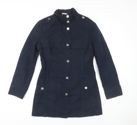 Womens UK Size 8 Marks and Spencer Blue Military Jacket
