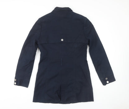 Womens UK Size 8 Marks and Spencer Blue Military Jacket