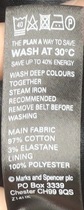 Womens UK Size 8 Marks and Spencer Blue Military Jacket
