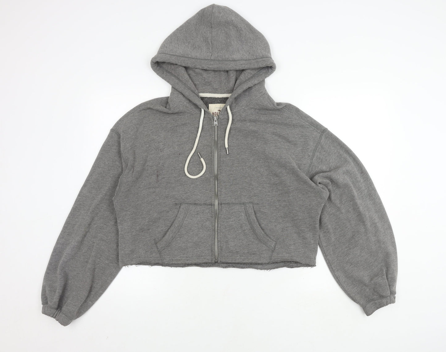 Womens UK Size S Hollister Grey Basic Jacket