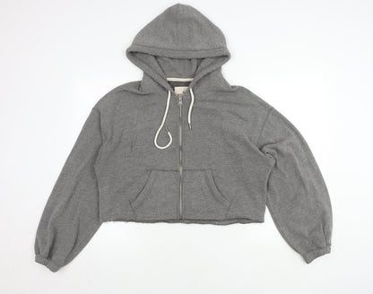 Womens UK Size S Hollister Grey Basic Jacket