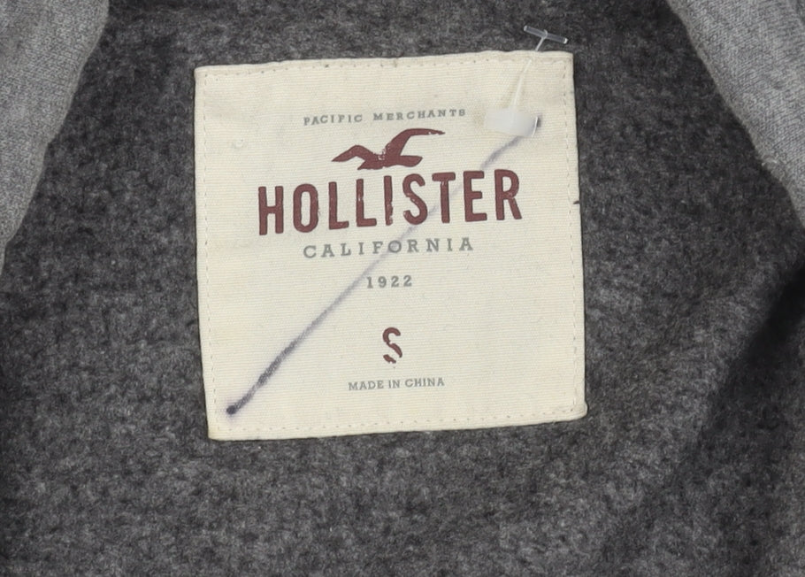 Womens UK Size S Hollister Grey Basic Jacket