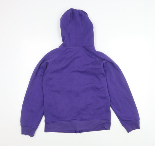 LA Gear Women's Purple Fleece Hooded Jacket Size 8
