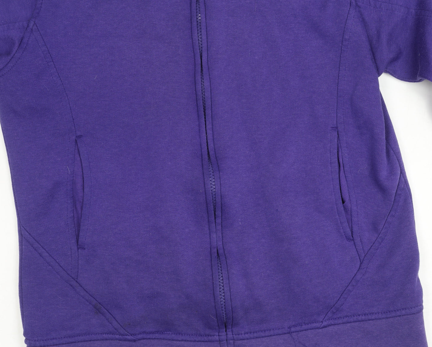 LA Gear Women's Purple Fleece Hooded Jacket Size 8