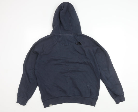 The North Face Men's Blue Pullover Hoodie M