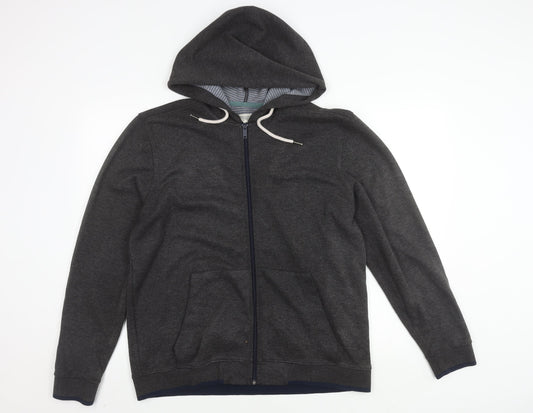 Mens UK Size L Racing Green Grey Basic Jacket