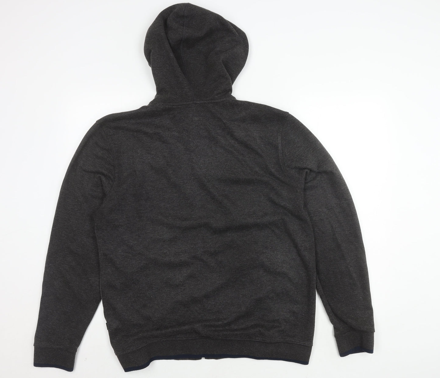Mens UK Size L Racing Green Grey Basic Jacket