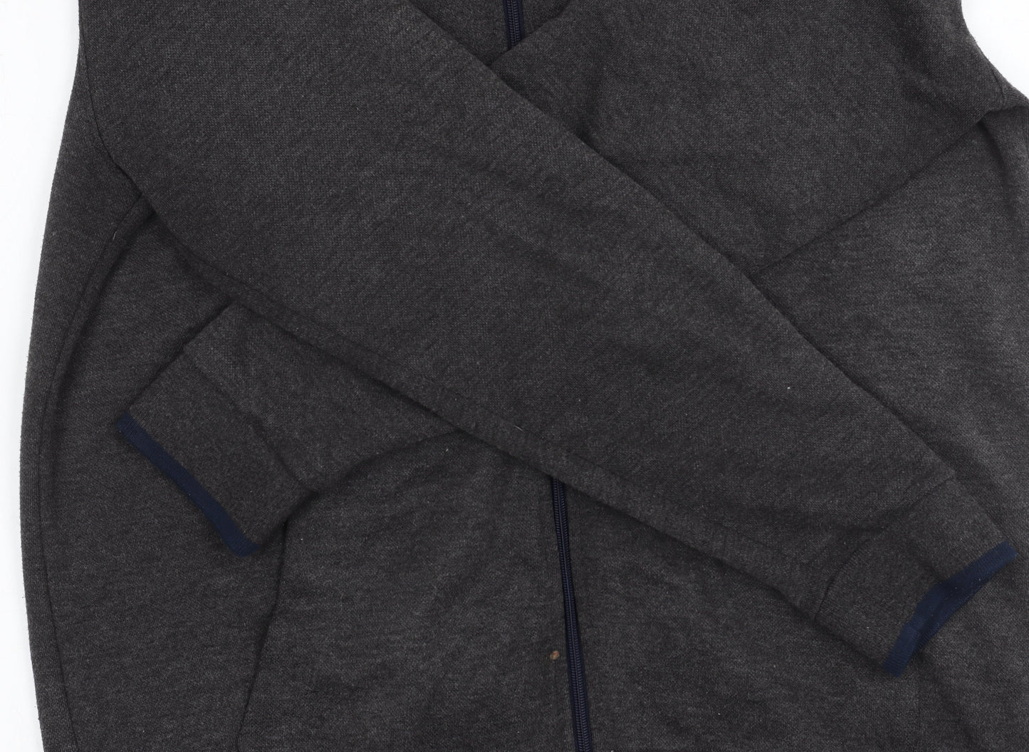 Mens UK Size L Racing Green Grey Basic Jacket