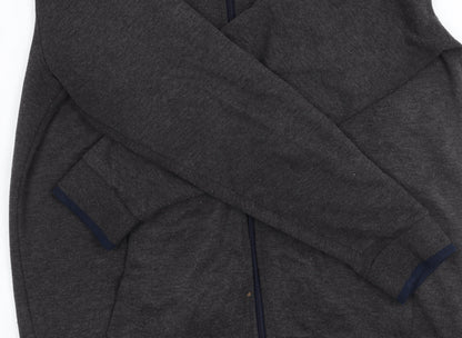 Mens UK Size L Racing Green Grey Basic Jacket