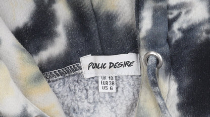 Womens UK Size 10 Public Desire Multicoloured Pullover Hoodie