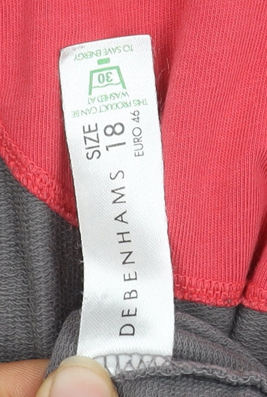 Womens UK Size 18 Debenhams Grey Basic Jacket