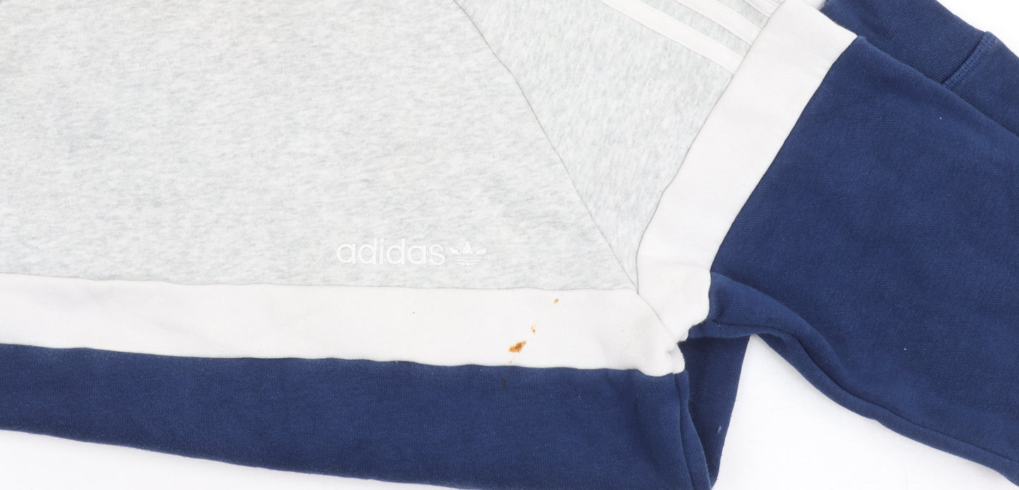 Mens UK Size XS adidas Multicoloured Pullover Sweatshirt