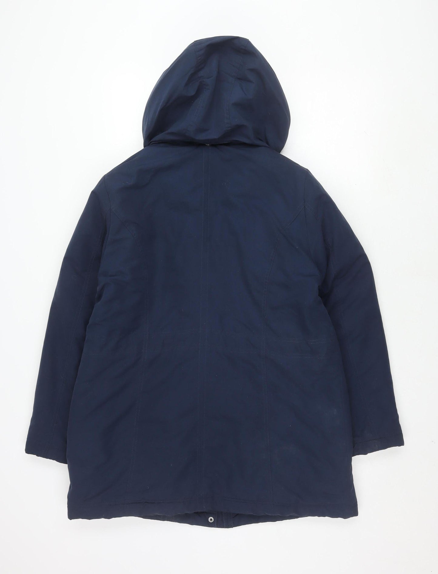 BHS Women's Blue Hooded Casual Jacket Size 14